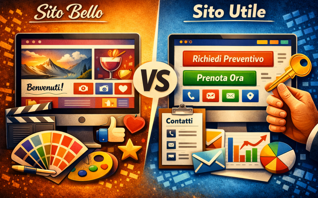 Web senza fregature – Parte 3 – Sito bello o sito utile? La differenza che conta davvero